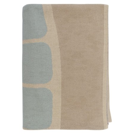 Cottage blanket with Tea Plantation Terra, size 130x180 cm