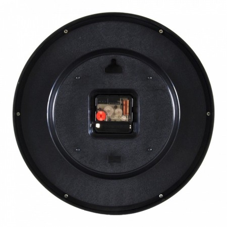 Watch Wall Round "Classics", 30 cm, black rim-2