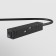 Power supply for the track system Technical TRA004B-22B, 54x1.8x1.8 cm, black color