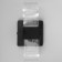 Sconces 2508/1 LED 6W 4000k black 7x20 cm