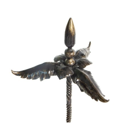 Forged set for the fireplace "Syrian GK930", poker 62 cm, scoop, brush with a butterfly-2