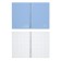 Notebook A5 80 sheets in a cage on a spiral Erichkrause Symbol, with a plastic cover of blue,