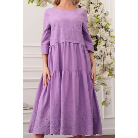 Female dress, size 50, purple color-13
