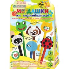Набор для изготовления фигурок из фетра «Мордашки на карандашики»