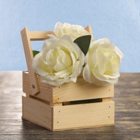 Wooden Kashpo 12 × 11 × 9 cm "odnushka light", two -string, natural give beautifully