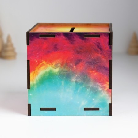 Piggy bank Cube "Compose Dreams" 10x10x10 cm-4