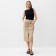 Women's skirt with Minaku: Safari beige color, river 44