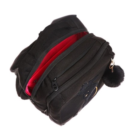 School backpack, 39 x 26 x 17 cm, Grizzly, ergonomic back, black-11