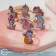 Children's ring "chosen" unicorns, shape mix, color, dimensionless