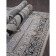 Rectangular carpet Karmen Hali Panama, size 78x150 cm, color Grey/Brown