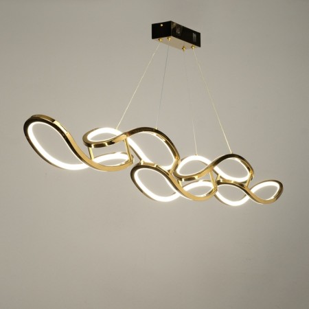Lamp with PDD "Jenny" LED 80W 3000-6000k gold 140x18.5x12-112 cm-1