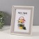 Photo frame plastic 13x18 cm "Striped texture" olive, white 1.2x16x21 cm