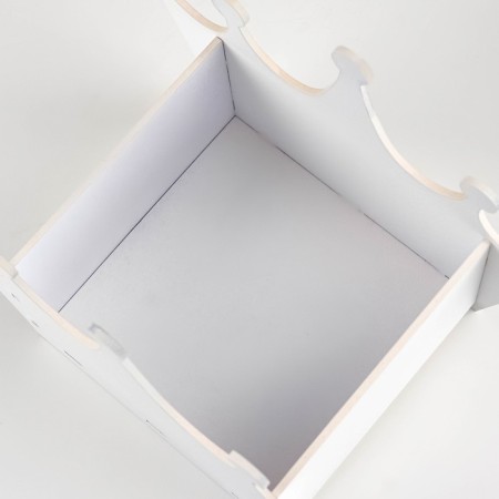 Kashpo wooden "Crown" 16.4x23.4x13 cm-3