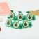 Children's ring "chosen" avocado, color brown-green, dimensionless