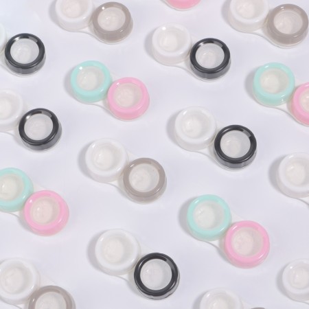 Container for contact lenses "duet", packing 20 pcs, color mix-4