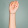 Tattoo on the body Black "Bracelet. Shell" 20x3 cm
