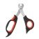 Middle scissors medium with an emphasis for a finger, 12 x 4.5 x 1.4 cm, economy, mix of flowers