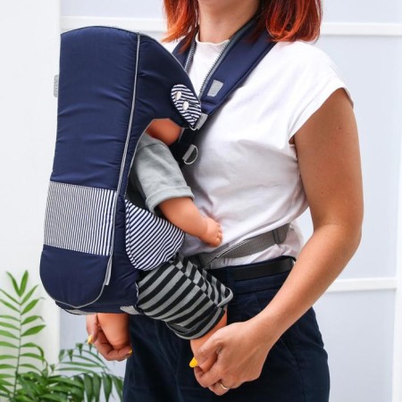 Backpack-Kenguru "Discovery", dark blue color, 5 positions, 2-15 kg