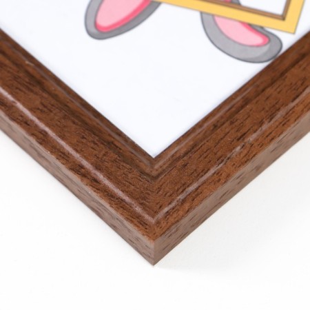 Photo frame wood 9x13 cm, mocha (plastic screen)-2
