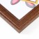 Photo frame wood 9x13 cm, mocha (plastic screen)