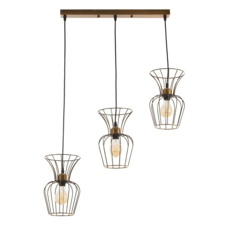 Freight Bayerlux lamp 3he27 40W gold 16x50x23-123cm