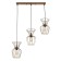 Freight Bayerlux lamp 3he27 40W gold 16x50x23-123cm