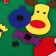 The game of felt "Christmas tree", Velcro decorations, size 95 × 70 cm