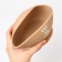 Baby plate, on the suction cup 300 ml., M&B, 12x8x5, beige
