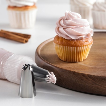 Confectionery nozzle "Closed rose", d = 3 cm, exit 0.9 cm, stainless steel-1