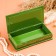Casket - a bill "Flower pattern", 8.5 × 17 cm, green, lacquer miniature