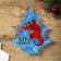 A plate in the shape of a Christmas tree "Light", 16.5x19.5 cm
