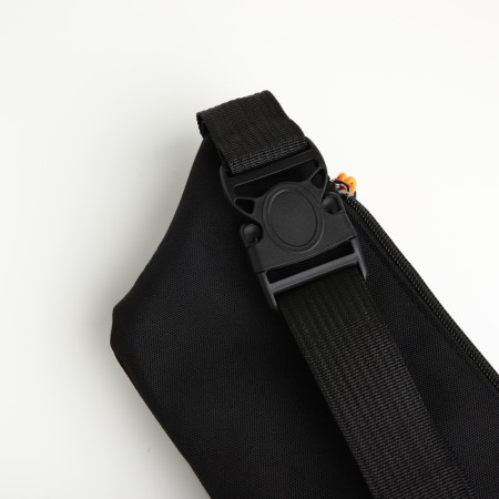 Lightning waist bag, 3 outer pockets, blue/black color-4