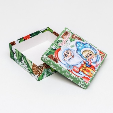 Set of boxes 3 in 1 "New Year's Heroes", 19 x 19 x 7.5 - 14 x 14 x 4 cm-4