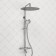 The shower system Wasserkraft a188.117.101.087.ch Thermo, tropical shower, thermostat, chrome