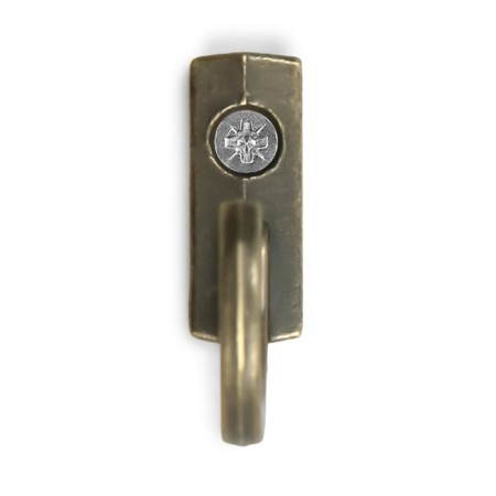Hook furniture tundra TKO014, one -rod, bronze, 50 pcs-2