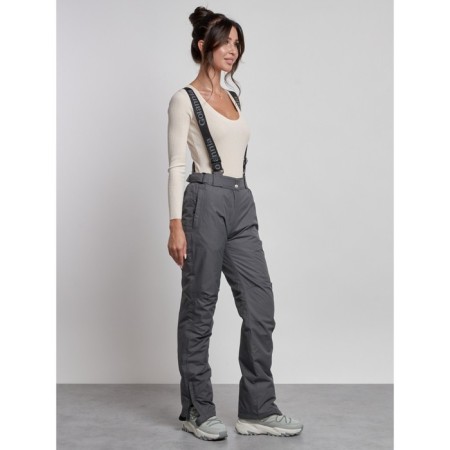 Semi -combinezone ski insulated female winter, size 44, color gray color-5