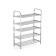 Tribune shoes, 610 × 230 × 830 mm, 5-tier shoes, chromium color
