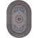 Oval Merinos Sierra carpet, size 200x300 cm, color Blue-Brown 2