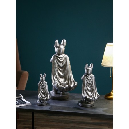 Set of stands for the little things “Boldog standing”, polystone, 58 cm, silver color-2