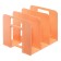 Vertical papers, 3 departments, Erichkrause "Techno Pastel Bloom", peach