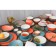 Porcelain cocoon Magistro "Cerera", 500 ml, d = 15 cm, color orange color