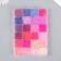 Decor for creativity plastic "Palette of red, pink" d = 0.6 cm nr 24 colors 18.5x13x2 cm