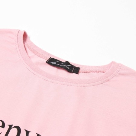 Female home set (T -shirt/shorts), powder color, size 50-6
