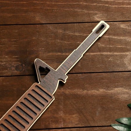 Souvenir wooden machine "M16", small-3