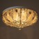 Svetogor chandelier "Drops" 8x60W E27 LED lighting chrome 60x60cm
