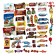 New Year. Gift set of sweets "Smeshariki", 750 g