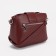 Cross-Bodi bag, lightning department, external pocket, burgundy color
