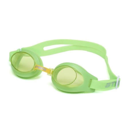 ATEMI S101 swimming glasses, children's, PVC/silicone, green