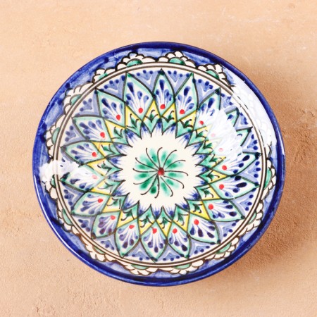 Candy of Rishtan ceramics "Flowers", 16 cm-1