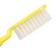 A set of combs with a rattle "Baby", 2 pcs., Yellow color, Mix drawing